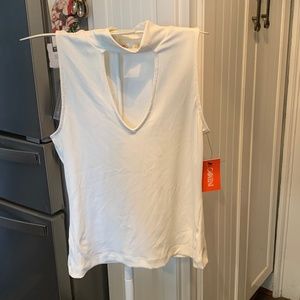 Intempo  mock turtle cutout‎ top. NWT . Retail 37
